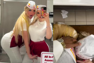 In n Out Bathroom xxx Porn Video